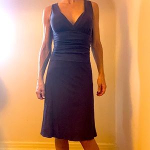 Size S Purple cotton dress. Deep sexy V neck. Lands just above knee.